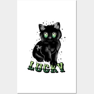 A lucky Manx cat Posters and Art